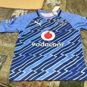 Puma Light and Dark Blue Vodacom Bulls Rugby Shirt